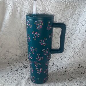 Disney Teal Stainless Travel Bottle with Screw Lid
